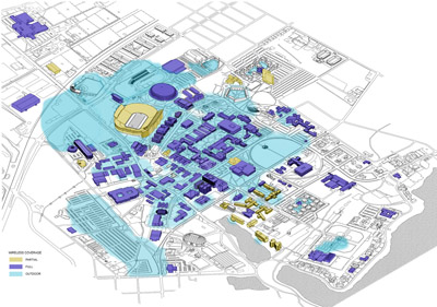 Wireless at LSU: Campus Coverage