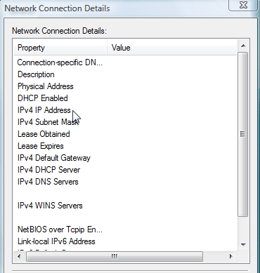 screenshot of the details window.