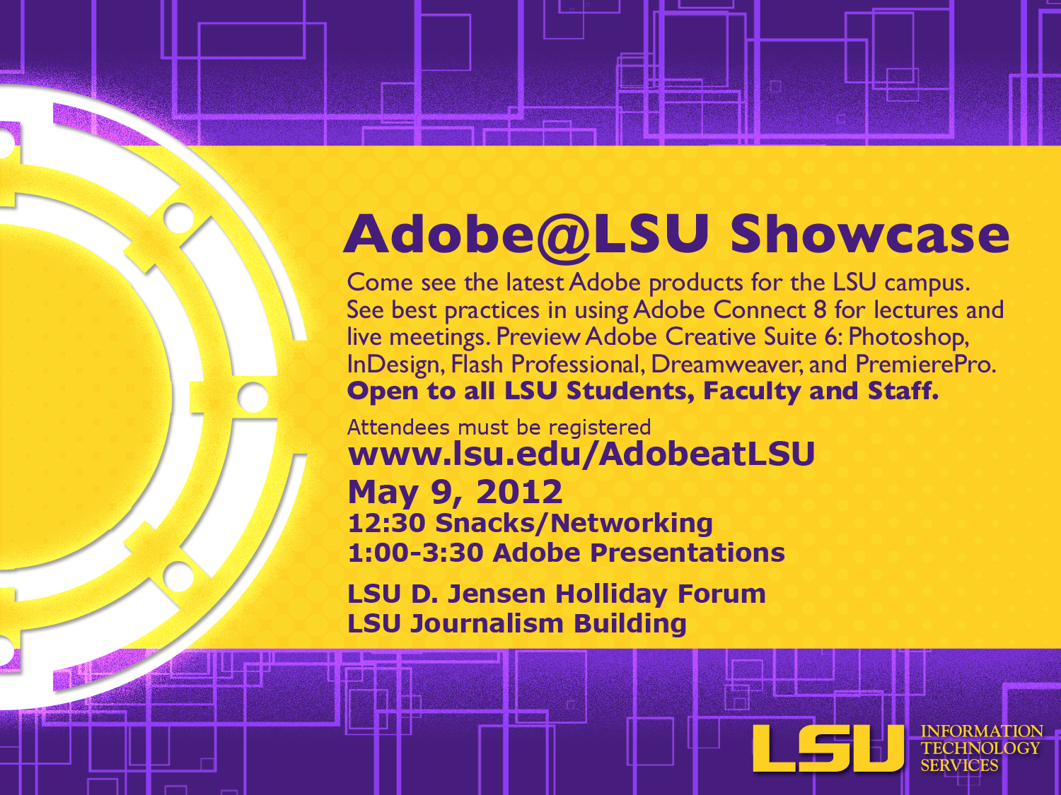 Adobe Tech Talk 5-9-12