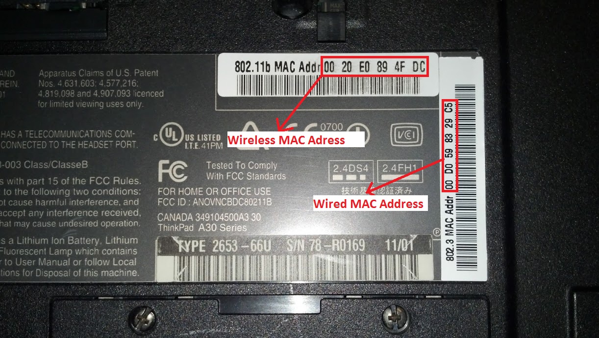 how to find mac address on lenovo laptop