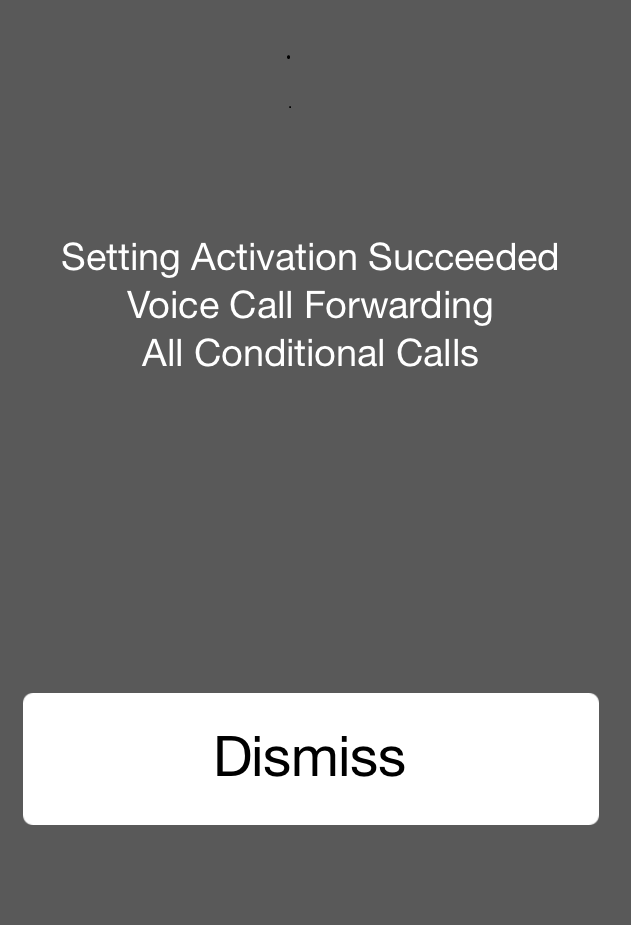 Setting Activation Succeeded