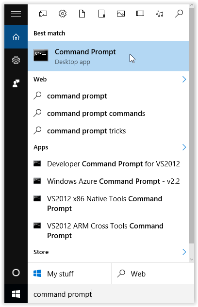 find mac address for windows