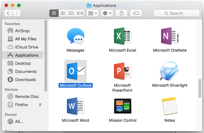 can i send an outlook 2016 for mac email to onenote