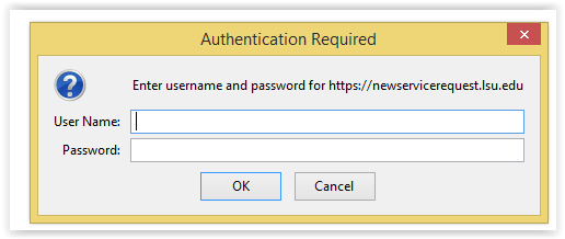 UNI Login Screen with username and password