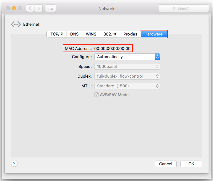 Getting Your Mac Address Mac Os X Grok Knowledge Base