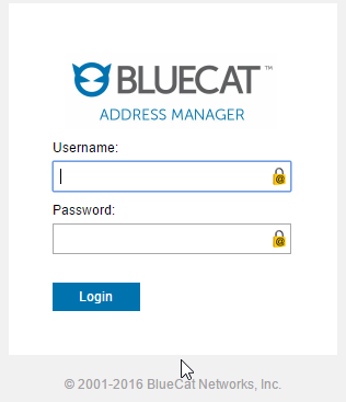 BlueCat Address Manager: How to Login - GROK Knowledge Base